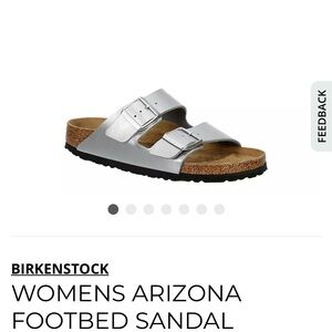 Birkenstock Arizona Silver